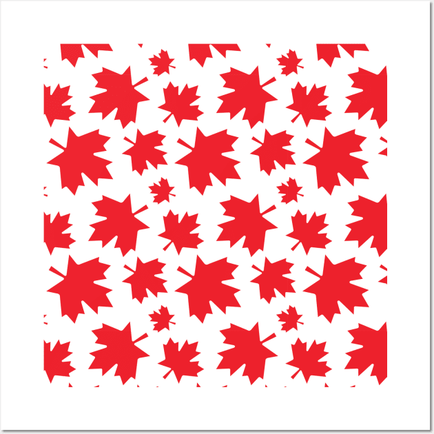 Canada Neck Gaiter Beaver Maple Leaves Canadian Neck Gator Wall Art by DANPUBLIC